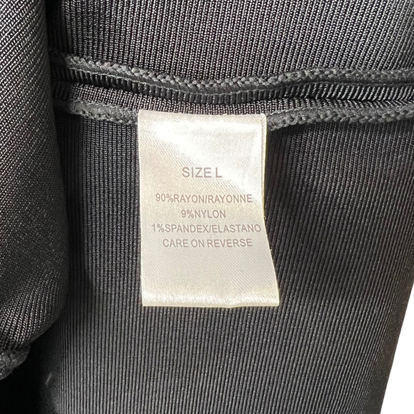 NEW DESIGNER BLACK LACE LONG SLEEVE CLASSIC BANDAGE DRESS SWEETHEART NECK SIZE L - Picture 8 of 16